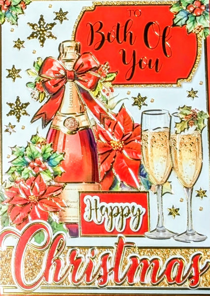 To Both Of You Christmas - Traditional Champagne Red
