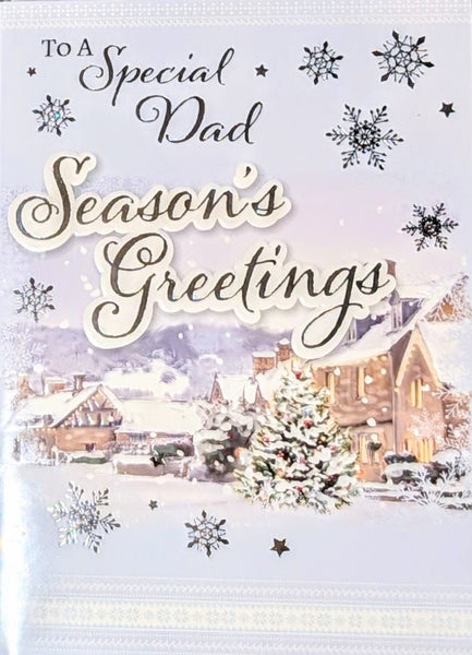 Dad Christmas - Traditional Scene Greetings
