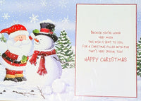 Nephew Christmas - Santa & Snowman