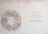 Open Christmas - Traditional Pink Wreath
