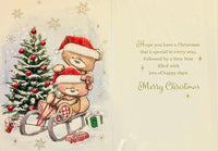 Friends Christmas - Cute Bears On Sledge