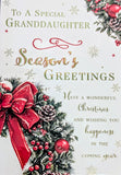 Granddaughter Christmas - Traditional Wreath Special