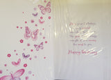 Open Female Birthday - Traditional butterfly