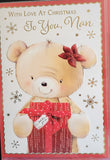 Nan Christmas - Cute Bear and Box