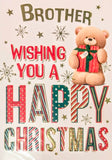Brother Christmas - Cute Bear Happy