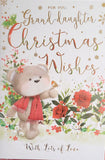 Granddaughter Christmas - Cute grey bear