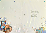 Open Male Birthday - Gifts Boxes & Balloons