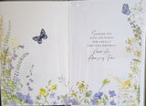 Niece Birthday - Blue butterfly