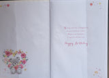 Mummy Birthday - Cute Bear and Heart