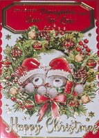 Daughter & Son In Law Christmas - Cute Wreath