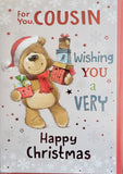 Cousin Christmas - Cute Bear With presents