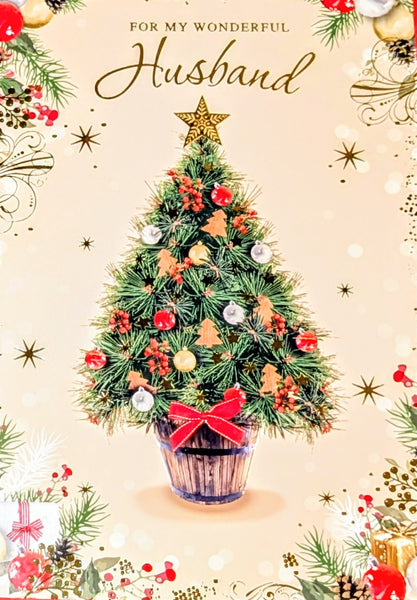 Husband Christmas - Large Traditional Tree