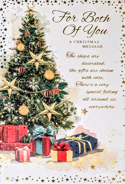 To Both Of You Christmas - Traditional Tree Words