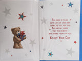 Uncle Birthday - Cute Bear & Star