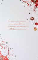 Daughter & Son In Law Christmas - Large 8 Page Traditional Wreath