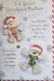 Grandson & Partner Christmas - Cute Bears