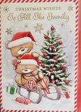 To All The Family Christmas - Cute sled