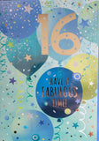 16 Boy Birthday - Balloons