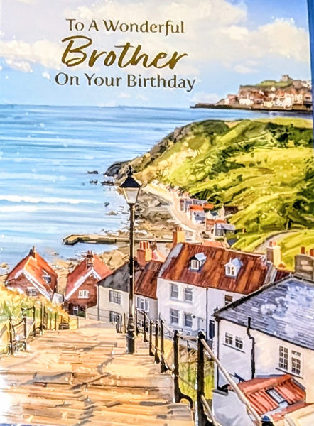 Brother Birthday - Traditional Harbour & Steps
