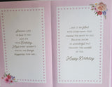 Granddaughter Birthday - Large 8 page Traditional lilac