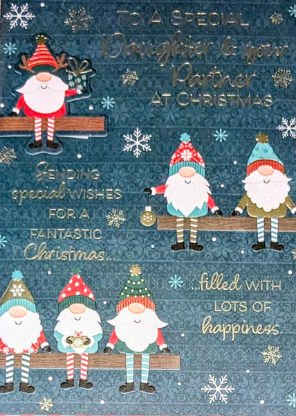 Daughter & Partner Christmas - Large Gonks Green
