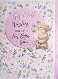 Get Well Female - Cute Bear Lilac