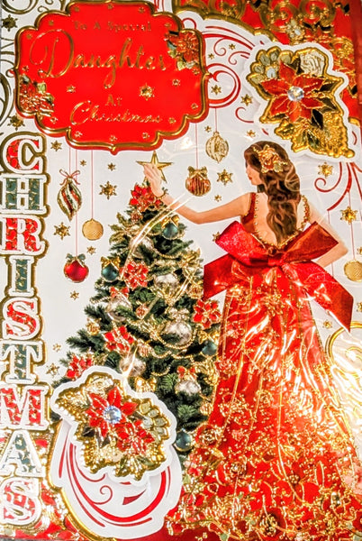 Daughter Christmas - Large 8 Dress