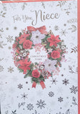 Niece Christmas - Traditional Wreath