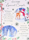 Special Couple Christmas - Large Snowman & Deer