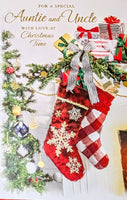 Auntie & Uncle Christmas - Traditional Stockings