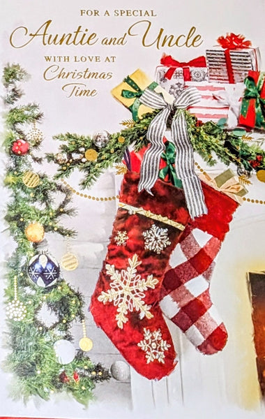 Auntie & Uncle Christmas - Traditional Stockings