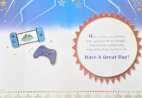 10 Boy Birthday - Game Controller Blue