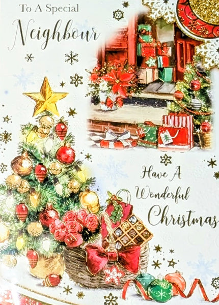 Neighbour Christmas - Traditional Tree & Gift Basket