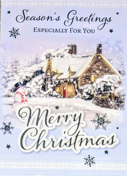 Open Christmas - Traditional Scene Merry