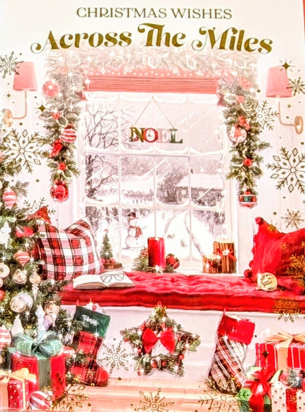 Across The Miles Christmas - Traditional Window & Candles