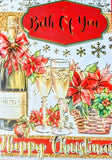 To Both Of You Christmas - Traditional Champagne & Basket