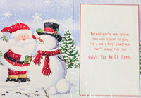 Babys 1st Christmas - Santa & Snowman