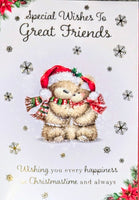Friends Christmas - Cute Bears In Hats Great