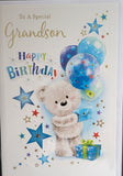 Grandson Birthday - Grey bear