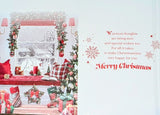 To All The Family Christmas - Traditional Window Wishes