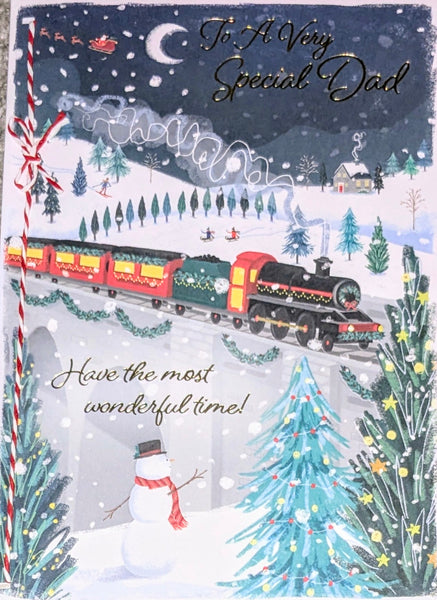 Dad Christmas - Large Traditional Train