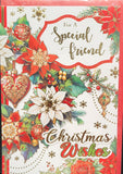 Friend Christmas - Traditional Hearts