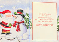 Great Granddaughter Christmas - Santa & Snowman