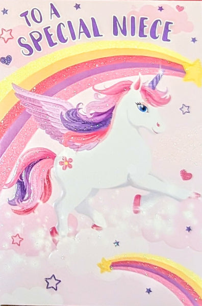 Niece Birthday - Unicorn Pink