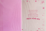 Open Female Birthday - Pale Pink