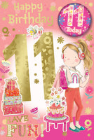 11 Girl Birthday - Badged