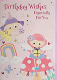 Open Female Birthday - Pink faries