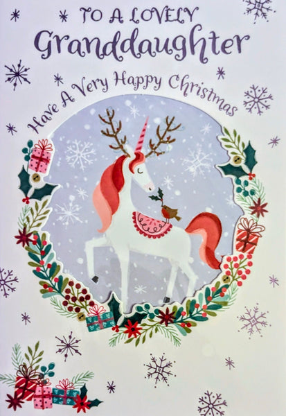 Granddaughter Christmas - Unicorn