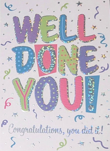Well Done - Multi Coloured