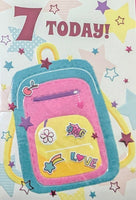 7 Girl Birthday - Backpack